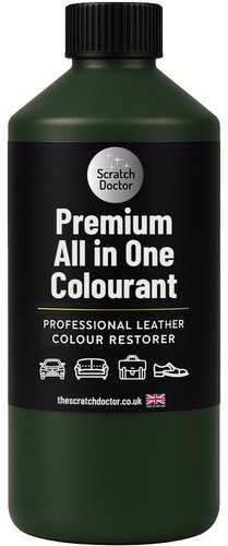 All one dark green leather - one,