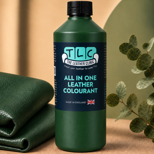 All one dark green leather - one,